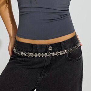 Track Link Chain Belt